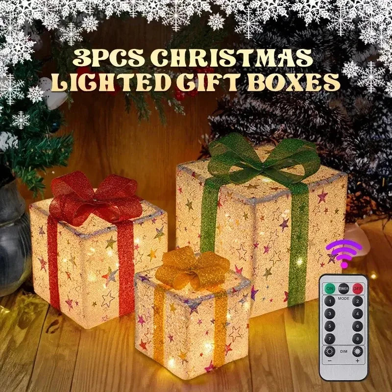 3PCS Christmas Gift Box