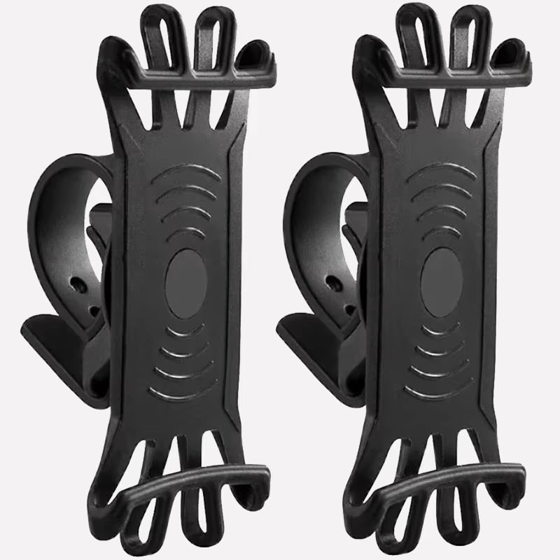 2Pcsuniversal Bicycle Mobile Phone Holder for Mobile Cell Phone GPS Silicone Motorcycle Bike Cycling Handlebar Stand Bracket