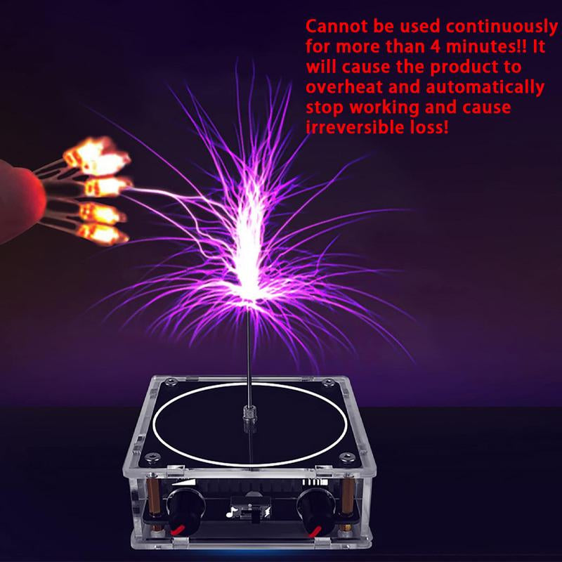 Music Tesla-Coil Night Light, Touchable Artificial Arc +Plasma Speaker, Noveltylighting for Home Bedroom Living Room Decor